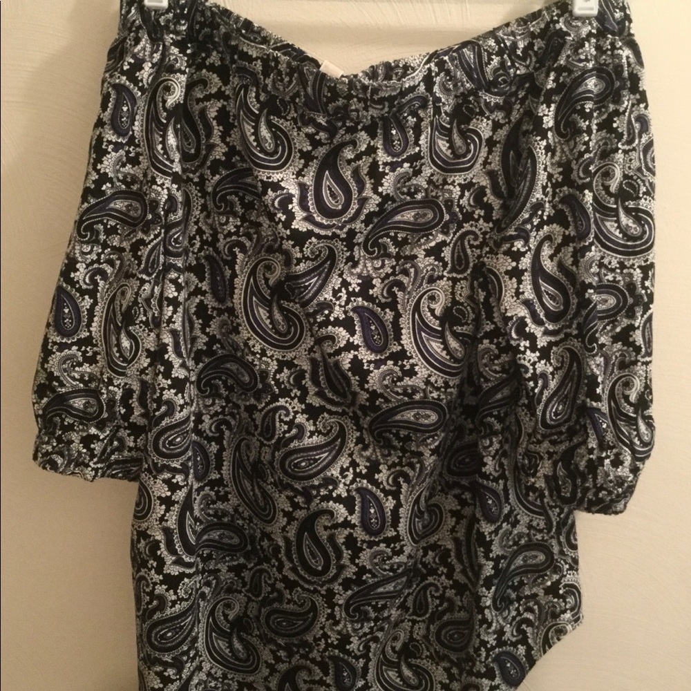 NWT MICHAEL MICHAEL KORS OFF THE SHOULDER TOP L